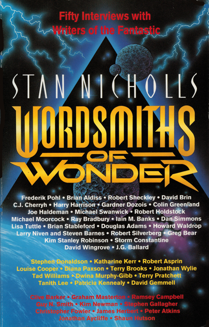 1993 <b><I>Wordsmiths Of Wonder:  Fifty Interviews With Writers Of The Fantastic</I></b>, Orbit trade p/b